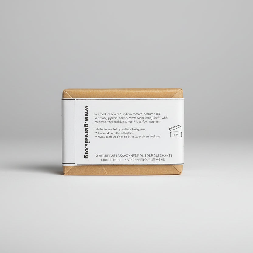 Savon Apicorotte au miel de nos ruches de la Savonnerie du Loup qui Chante (100g)